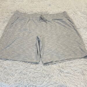 Mondetta Light Gray Athletic Shorts MENS XL PULL ON DRAWSTRING ELASTIC WAIST